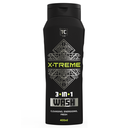 Men's X-Treme 3 In 1 Body Wash - 400ml (New)  Men's X-Treme 3 In 1 Body Wash - 400ml (New)