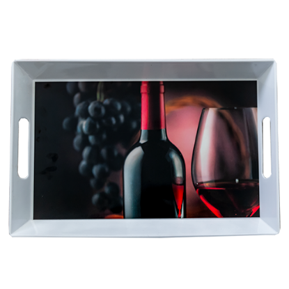 Show details for Vintage Melamine Tray - 53cm Picture of Vintage Melamine Tray - 53cm