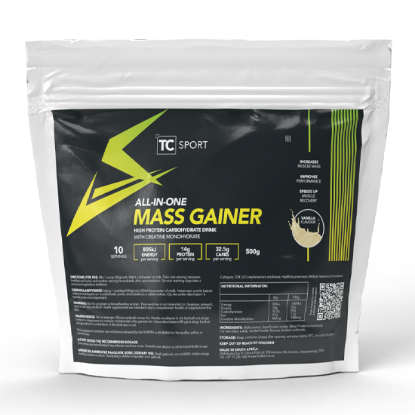 All in One Mass Gainer - Vanilla - 500g All in One Mass Gainer - Vanilla - 500g