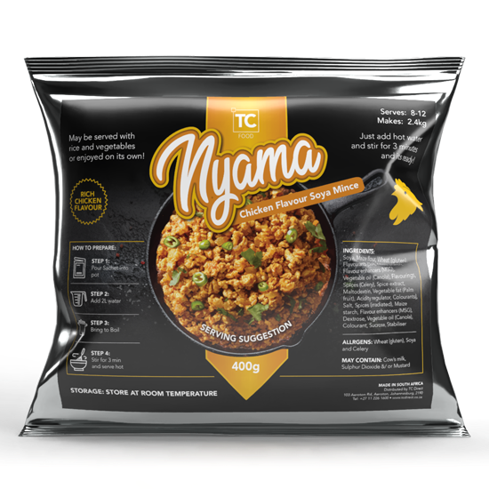 Picture of Nyama Chicken Flavoured Soya Mince - 400g