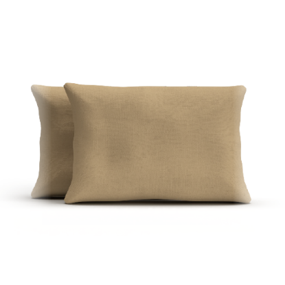 (2) Std Pillow Case Beige - 54 x 70cm Picture of (2) Std Pillow Case Beige - 54 x 70cm