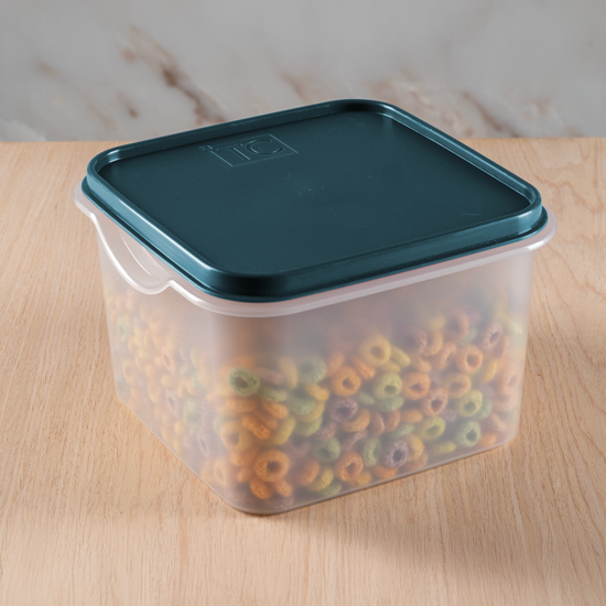 Picture of Easy Store Square With Lid 3Lt - Teal (New)