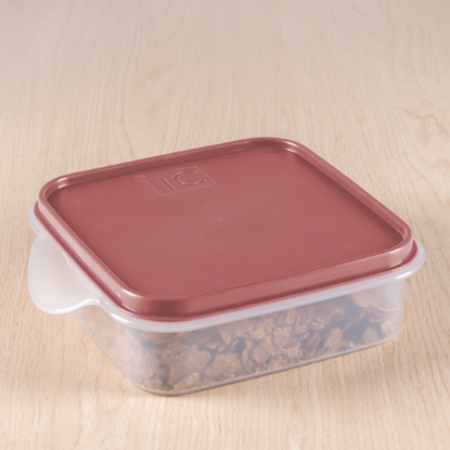 Show details for Easy Store Square With Lid 1.5Lt - Coral Picture of Easy Store Square With Lid 1.5Lt - Coral