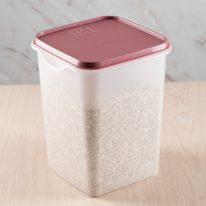 Show details for Easy Store Square With Lid 6Lt - Coral Picture of Easy Store Square With Lid 6Lt - Coral