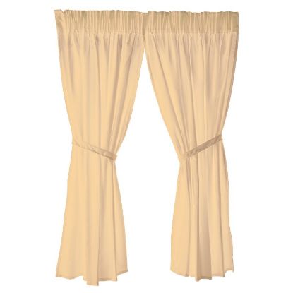 Show details for Café Curtains - Cream -  220cm x 120cm Picture of Café Curtains - Cream -  220cm x 120cm