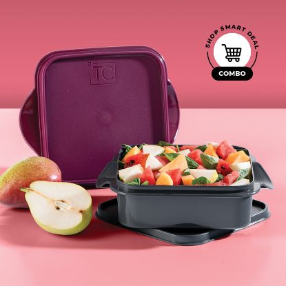 Picture of Lunch Box Cherry + Charcoal