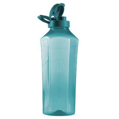 Show details for Hexagon Water Bottle 2Lt - Teal Picture of Hexagon Water Bottle 2Lt - Teal