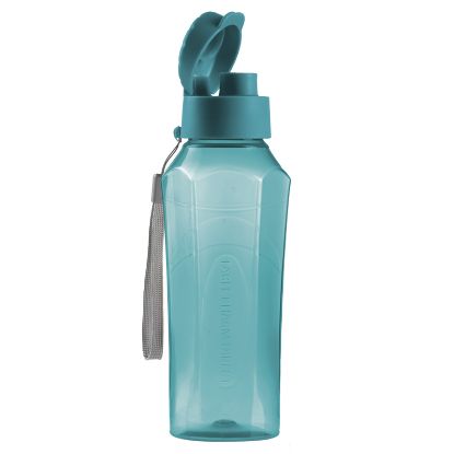 Show details for Hexagon Water Bottle 500ml - Teal Picture of Hexagon Water Bottle 500ml - Teal