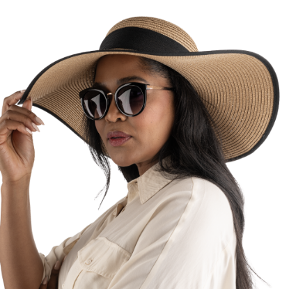 Show details for Lira Wide Brim with Bow Picture of Lira Wide Brim with Bow