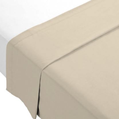 Show details for Flat Sheet Beige King - 270 x 250cm Picture of Flat Sheet Beige King - 270 x 250cm