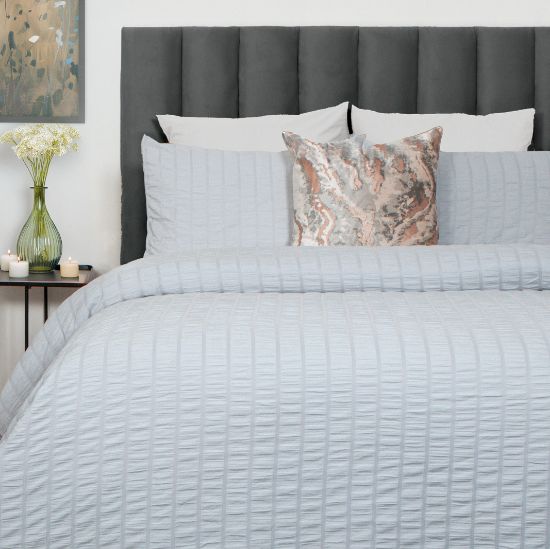 Picture of Grace Duvet Cover 3pc Set - Grey - King